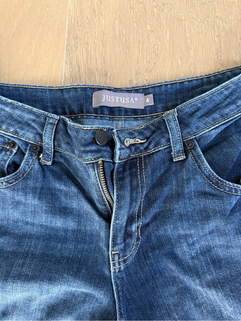 Just USA women’s vs Indigo wide leg Jeans